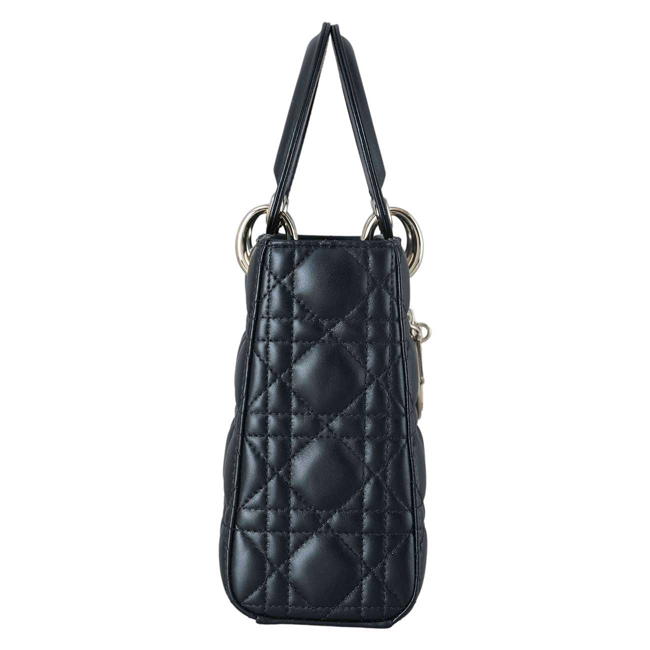 CHRISTIAN DIOR(USED)크리스찬디올 램스킨 레이디디올 스몰 MY ABC